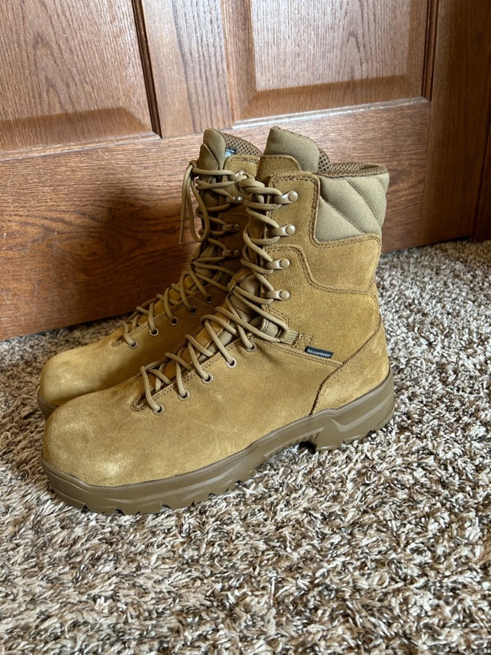NWT Belleville 8” Composite Toe Waterproof Insulated Military Coyote Combat Boot